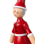 Kay Bojesen Ornament Julenisse og Nissemor H10cm (521-39322)