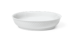 Lyngby Rhombe Desserttallerken 16cm Hvit