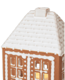 Kähler XMAS Pepperkakehus Lyshus H12cm (521-693524)