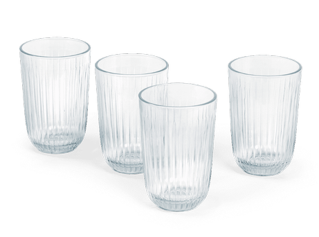 Kähler Hammershøi Vannglass Klar 4stk