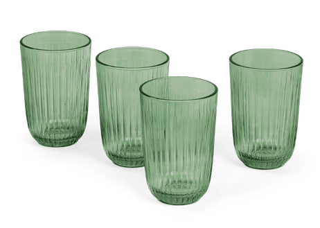 Kähler Hammershøi Vannglass Grønn 4stk