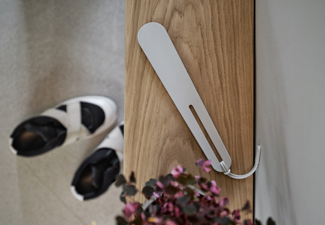 Zone Skohorn Jern Lysegrå 25cm (379-12348)