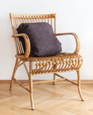 UND Putetrekk Ull Mørk Burgunder 50x50cm (636-15718)