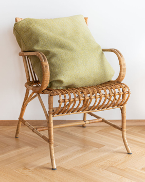 UND Putetrekk Ull Lys Lime 65x65cm (636-15732)