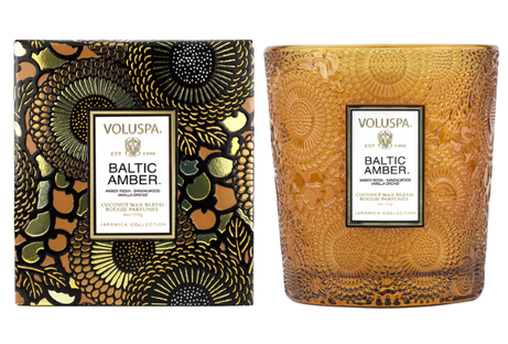 Voluspa Baltic Amber Duftlys Classic Boxed 60t