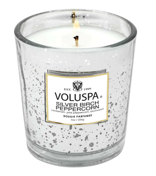 Voluspa Silver-Birch-Peppercorn Duftlys Classic 60t