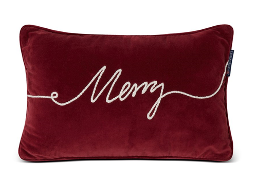 Lexington Pute "Merry" Rød 30x50cm (588-12240128-red)