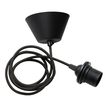 Watt & Veke Kabelsett Taklampe Sort E27 (204-U/13/10)