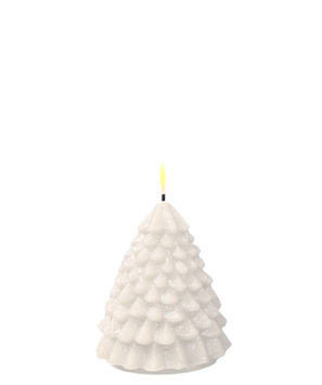 Deluxe Real-flame batterilys juletre hvit (621-RF-XMAS-hvit_)
