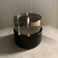 Tenderflame Rosie 14 Svart-Smoke 14x12cm