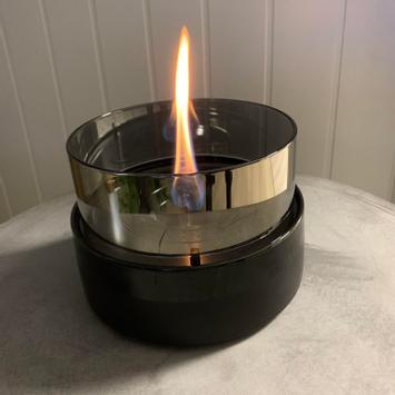 Tenderflame Rosie 18 Svart-Smoke 18x16cm (655-600172)