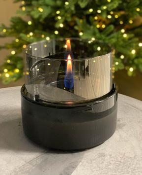 Tenderflame Rosie 14 Svart-Smoke 14x12cm (655-600171)