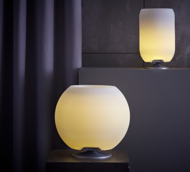 Kooduu Sphere Jacob Jensen Høyttaler-Vinkjøler Lampe Silver (711-KO10-0206LS033-00)