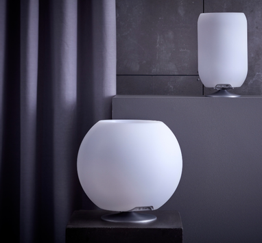 Kooduu Sphere Jacob Jensen Høyttaler-Vinkjøler Lampe Silver (711-KO10-0206LS033-00)