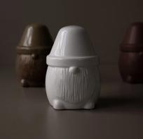 dbkd Mister Santa hvit H14,5cm