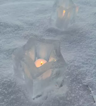 NICE Islykt stjerneform 15cm (173-10205)