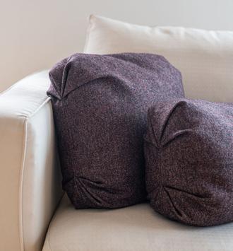 UND Putetrekk Ull Mørk Burgunder 50x50cm (636-15718)