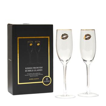 Riviera Maison Champagneglass Bobler Kisses 2stk (443-500870)