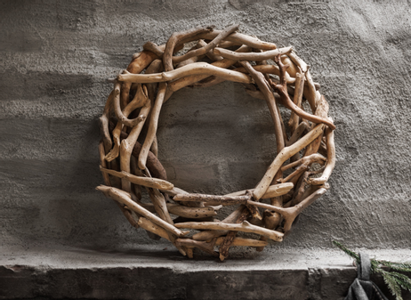 Halvor Bakke Krans Korba drivved Ø46cm håndlaget (415-H71506)