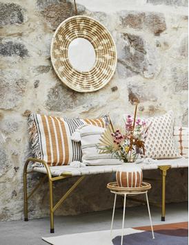 Madam Stoltz Speil Sjøgress Ø65cm