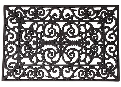 GardenLife  Dørmatte Gummi Sort 40x70cm