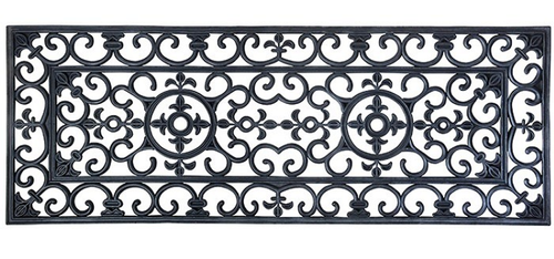 GardenLife  Dørmatte Gummi Sort 45x119,5cm
