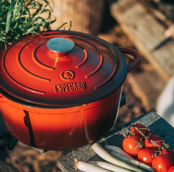 Espegard Støpejernsgryte Rød 6L (340-733)