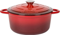 Espegard Støpejernsgryte Rød 6L (340-733)