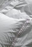 Tone Kroken Habibi Sengesett Percale-bomull Hvit-Aubergine (479-117197-140x220)