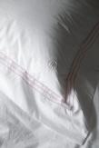 Tone Kroken Habibi Sengesett Percale-bomull Hvit-Rosa (479-117196-140x200)