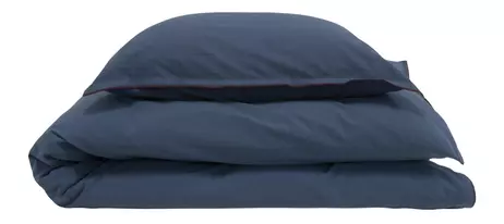 Tone Kroken Merci Sengesett garnfarget-bomull blå (479-117180-140x200)