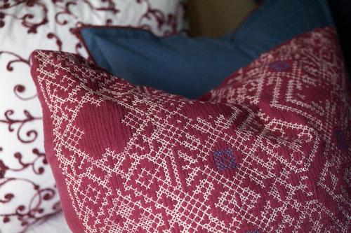 Tone Kroken  Putetrekk Nomad Aubergine 60x60cm (479-117192)