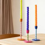 &Klevering Helix Lysestake Rosa-Grønn H9 (712-2749-03)