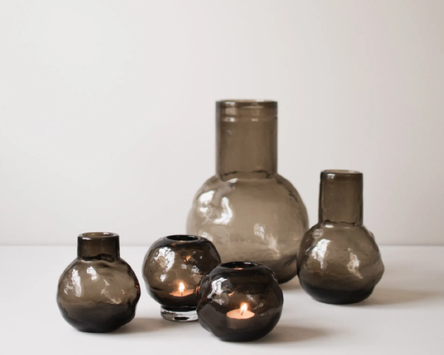 dbkd Bunch Vase Brun Ø12xH12 (402-20220803b)