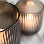 dbkd Vase Simple Stripe Brun Ø16xH18 (402-20221502b)