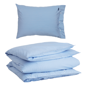GANT Stripet Sengesett Bomull Waterfall-Blue (589-851028902-406, 851028903-406)