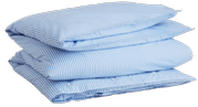 GANT Stripet Sengesett Bomull Waterfall-Blue (589-851028902-406, 851028903-406)