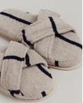 GANT Tøfler Stripe Cross Putty (589-856006113-34)