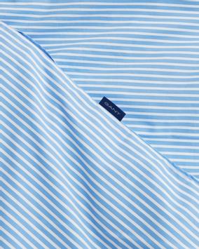 GANT Stripet Sengesett Bomull Waterfall-Blue (589-851028902-406, 851028903-406)