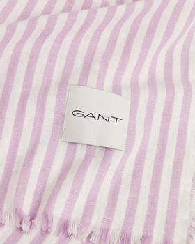 GANT Stripete Pledd Ull-lin 130x180cm Soothing-Lilac  (589-853101102-525)
