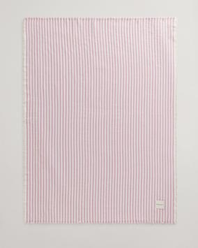 GANT Stripete pledd lammeull-lin 130x180cm lavendel (589-853101102-525)