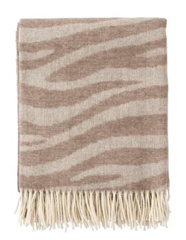 Klippan Savannah Pledd Merino- og Lammeull,  Nougat (476-211703)