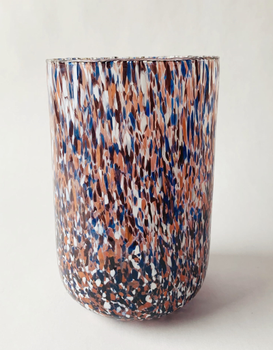 Trend Design Lysglass Blå Mix H20cm (298-306308)