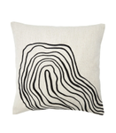 Svanefors  Putetrekk Curve Svart-Hvit 45x45cm (718-1462-47-191)