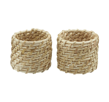 Svanefors  Serviettringer Rattan-Natur 2pk