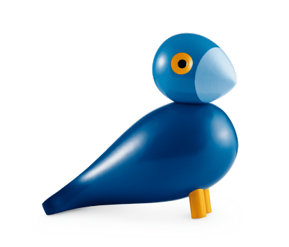 Kay Bojesen Trefigur Sangfugl Kay Blå (521-39403)