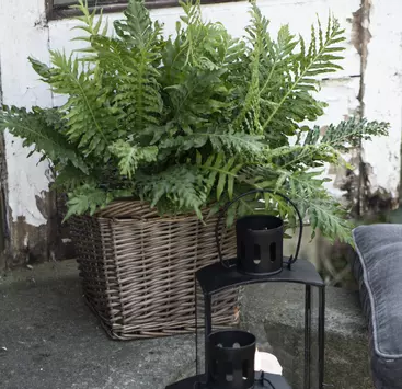 Ib Laursen Kurv Flettet pil 25x25x32cm (171-2958-67)