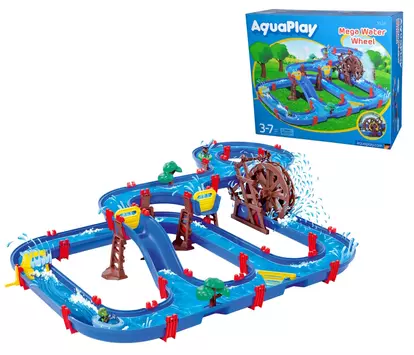 AquaPlay Kanalsystem Mega Waterwheel fossefall og vannmølle (121-1538)