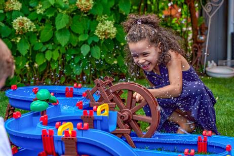 AquaPlay Kanalsystem Mega Waterwheel fossefall og vannmølle (121-1538)