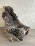 Granberg  Norsk Saueskinn Pelssau 110-120cm Gråaktig krøllete-pels (668-2001076)